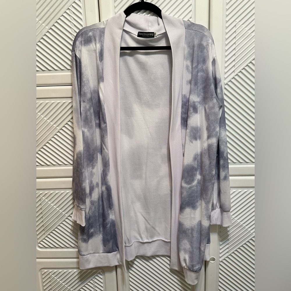 Smudge Print Cardigan